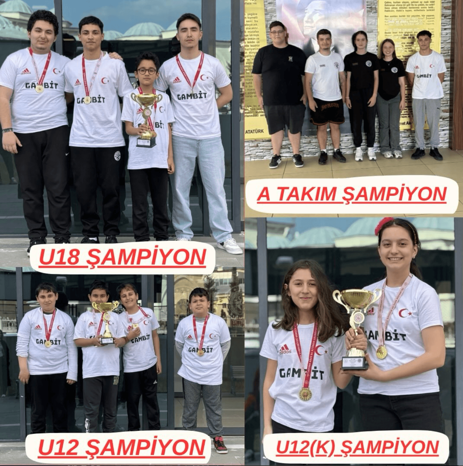 Gambit Satranç Akademi başarılarımız